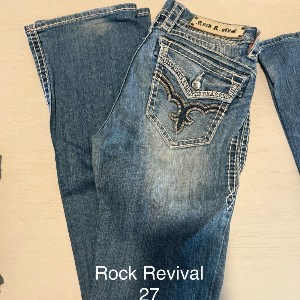 Rock Revival Women's Boot Cut Jeans in Blue
